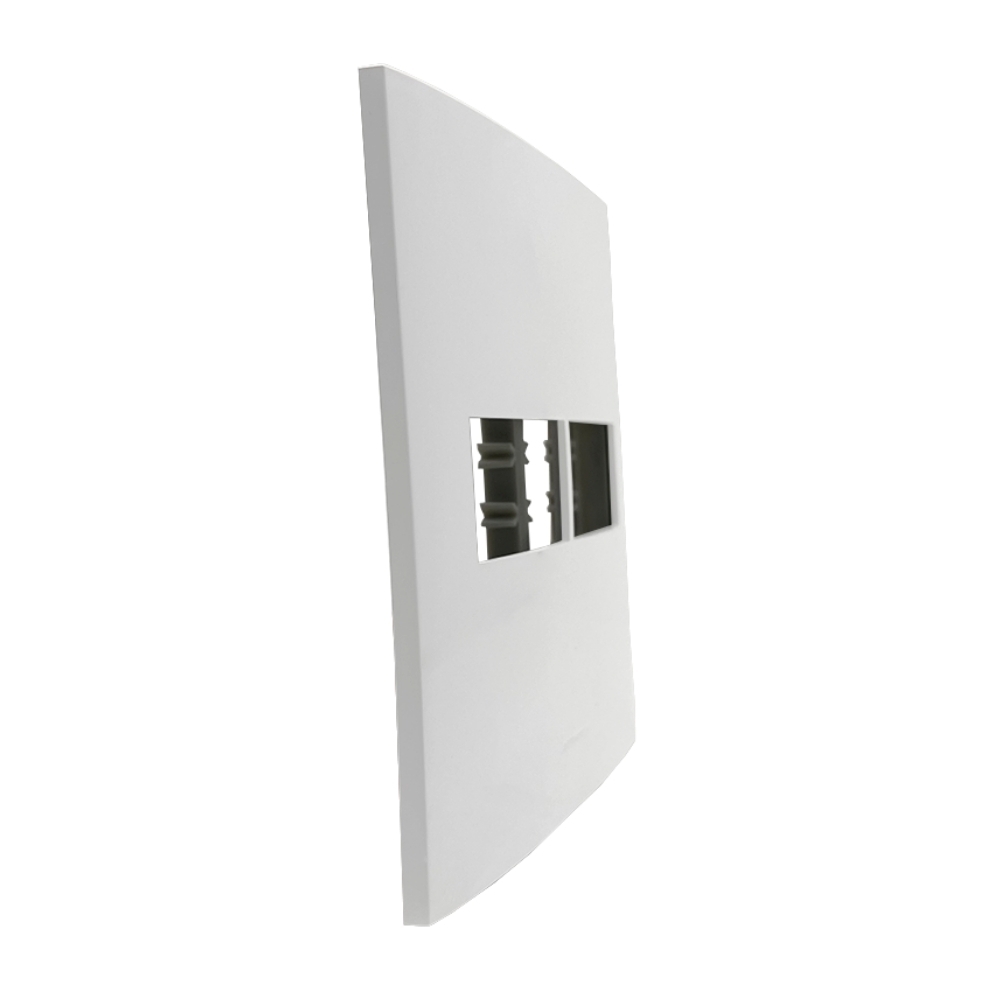 PLACA 4X4 PARA 2 POSTOS COM SUPORTE BRANCO INOVA PRO - ALUMBRA