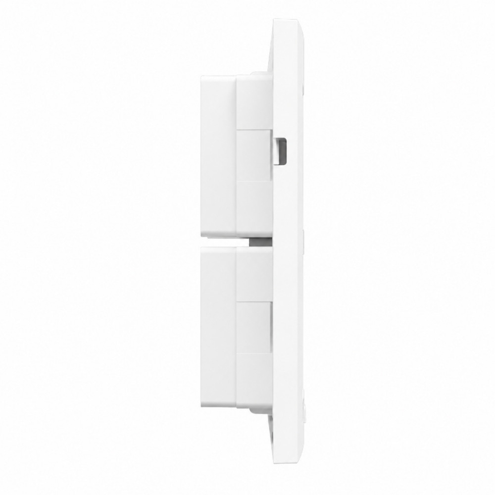 PLACA 4X4 2 POSTOS COM SUPORTE PARA MOVEIS BRANCO INOVA PRO - ALUMBRA