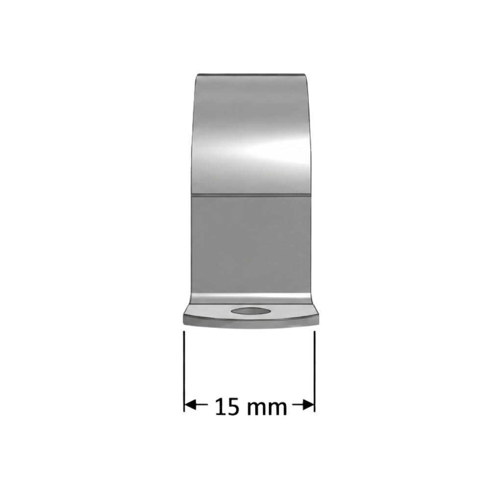 ABRACADEIRA U 1.1/4 POELGADA SIMPLES OMEGA - TECNOFORTE