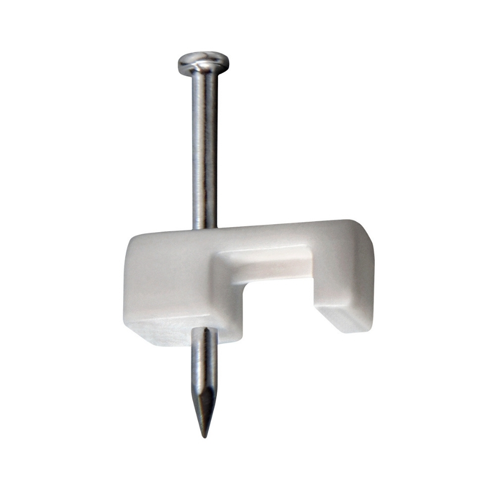 FIXA FIO 18/20 BRANCO + PREGO 1,8X25 COM 20 PECAS - SFORPLAST