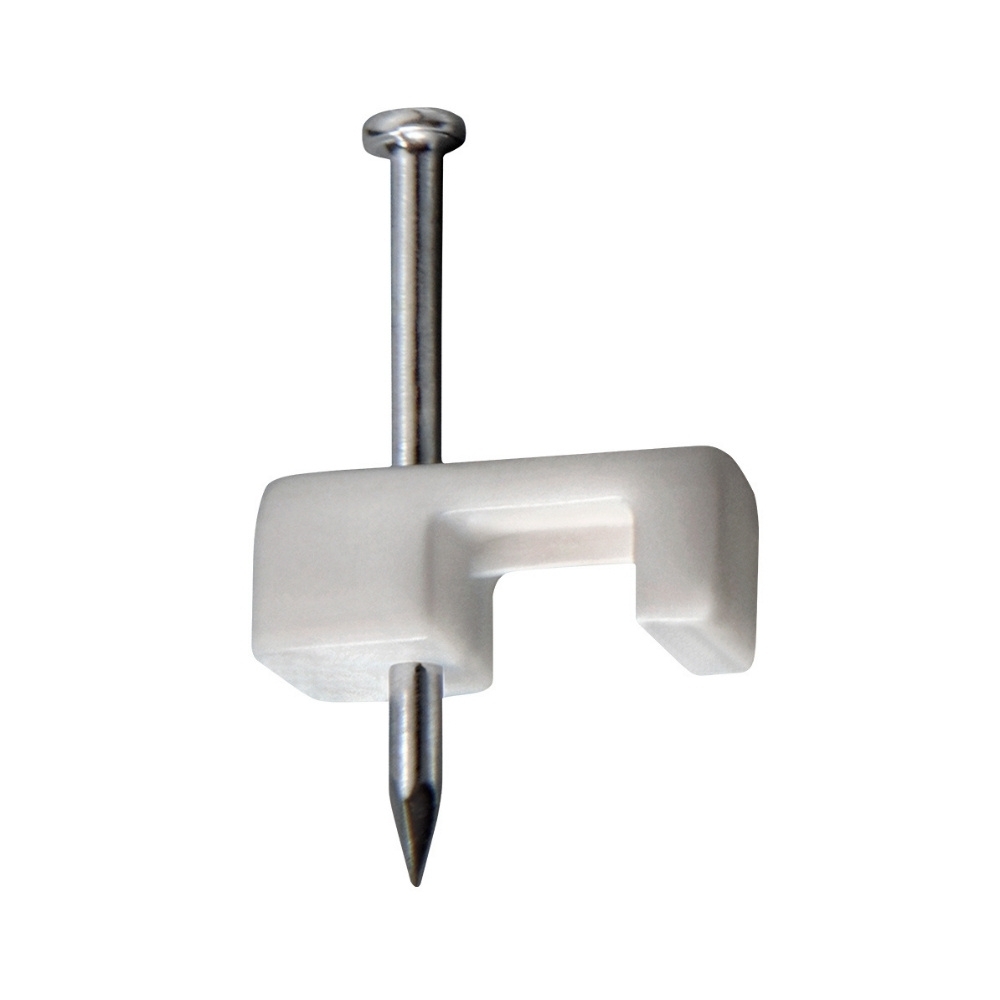 FIXA FIO 10/12 BRANCO + PREGO 1,8X25 COM 20 PECAS - SFORPLAST