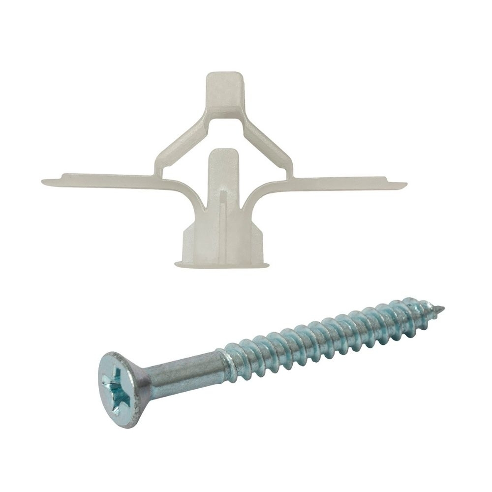 PARAFUSO MADEIRA PHILIPS 4,2X55 COM BUCHA FLY 2 GESS COM 25 PECAS - SFORPLAST