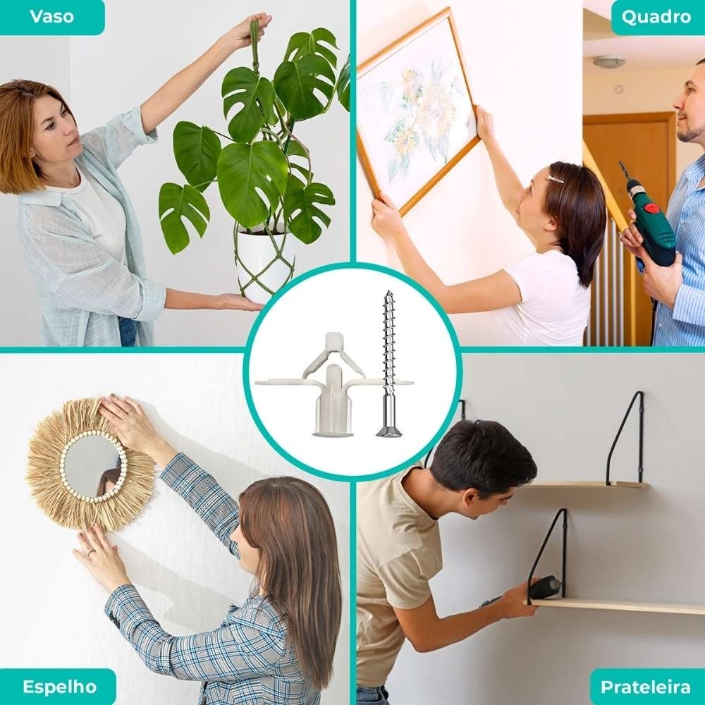 PARAFUSO MADEIRA PHILIPS 4,2X55 COM BUCHA FLY 2 GESS COM 25 PECAS - SFORPLAST