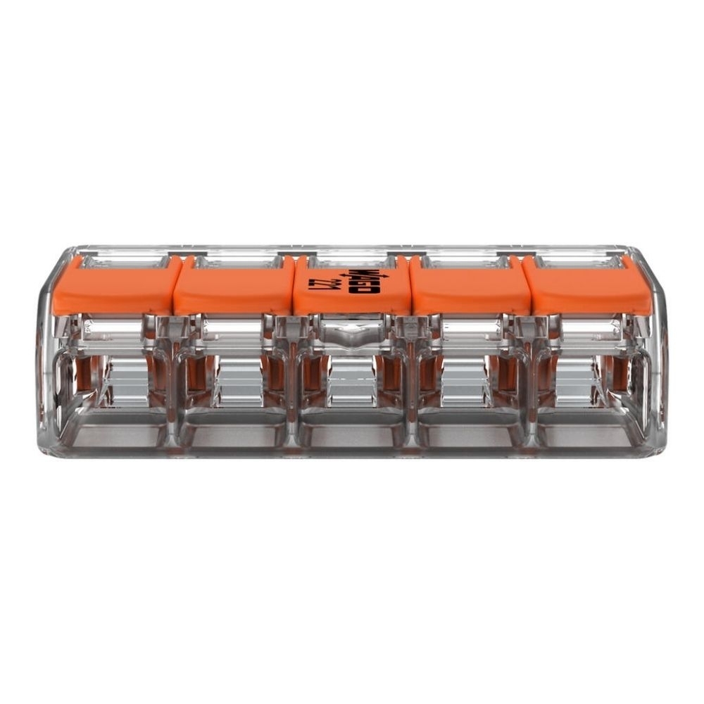 CONECTOR PARA FLEX 5P 32A 450V ATE 4MM RIG COM 25 PECAS - WAGO