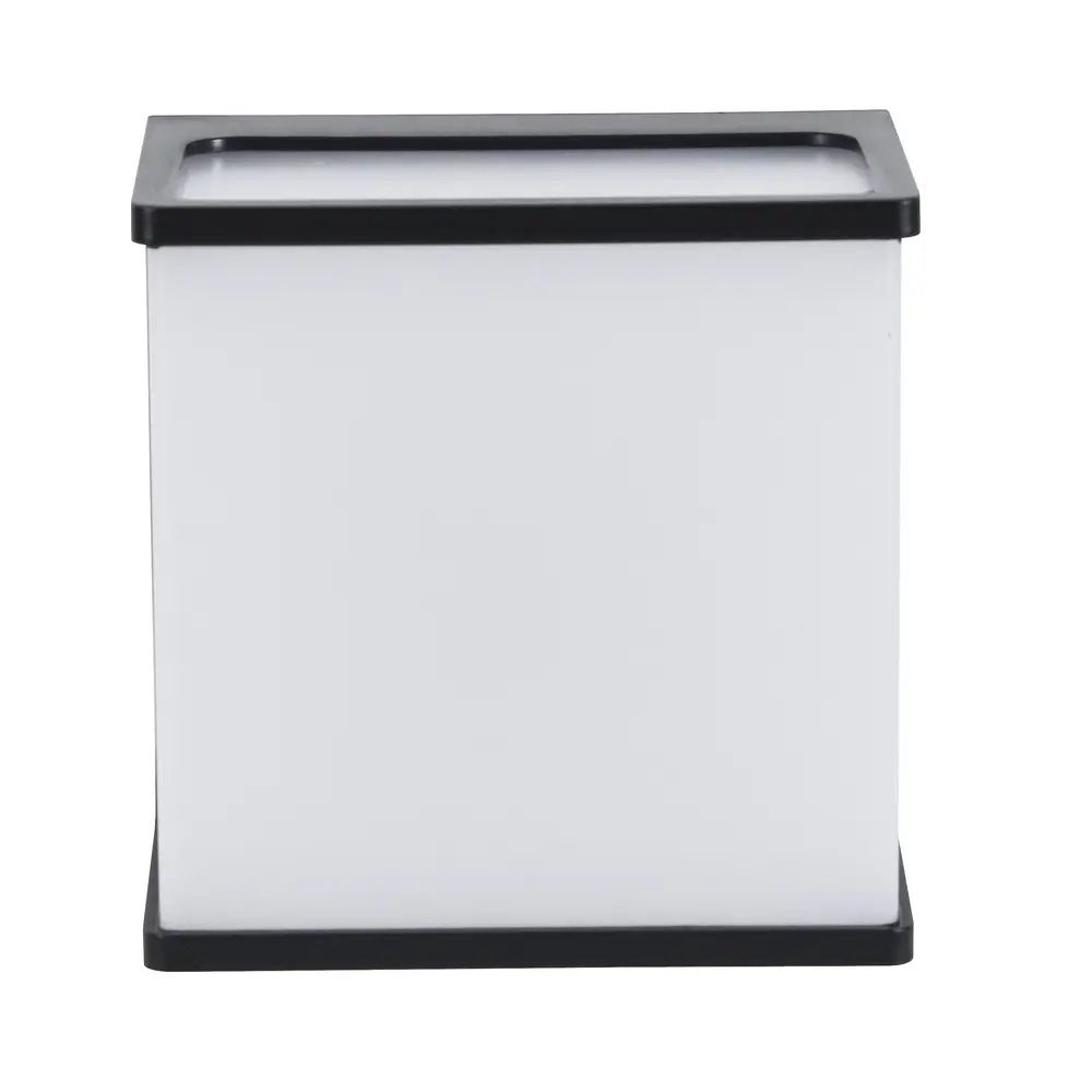 ARANDELA LED HANSA 8W 3000K  PRETO 550 LUMENS IP65
