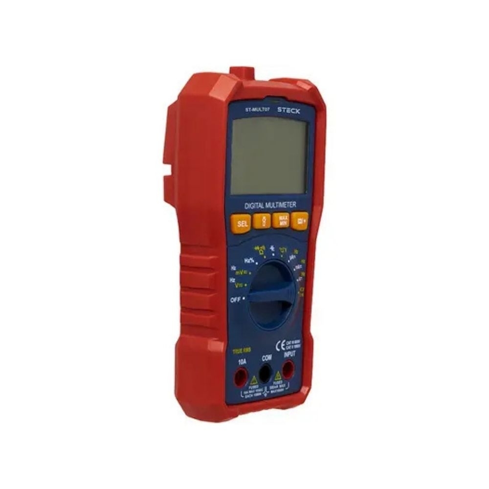 MULTIMETRO DIGITAL PORTATIL TRUE RMS AC/DC - STECK