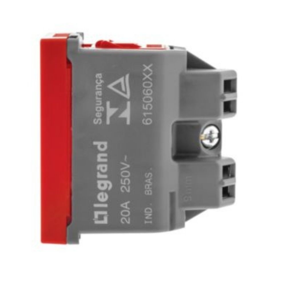 MODULO TOMADA 10A VERMELHO - PIAL PLUS+