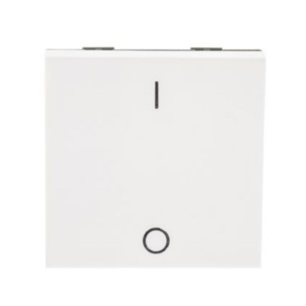 MODULO PARA 1 INTERRUPTOR BIPOLAR SIMPLES 25A 250V BRANCO - PIAL PLUS+