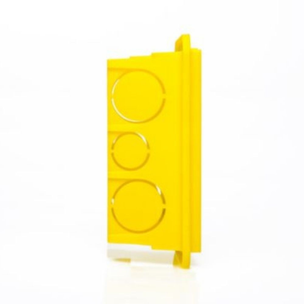 CAIXA EMBUTIR 4X2 PVC AMARELA - PIAL LEGRAND