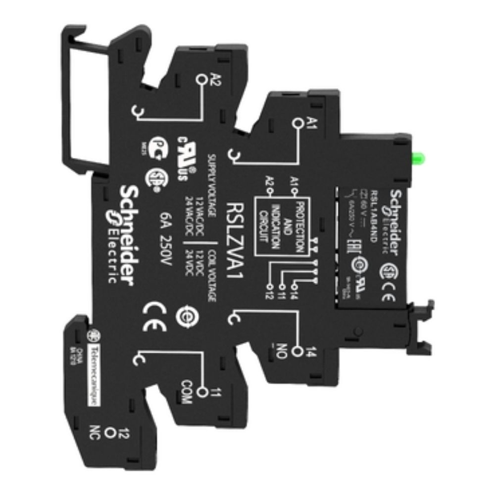 RELE INTERFACE SLIM 6A 1NAF 24VCC/CA - SCHNEIDER