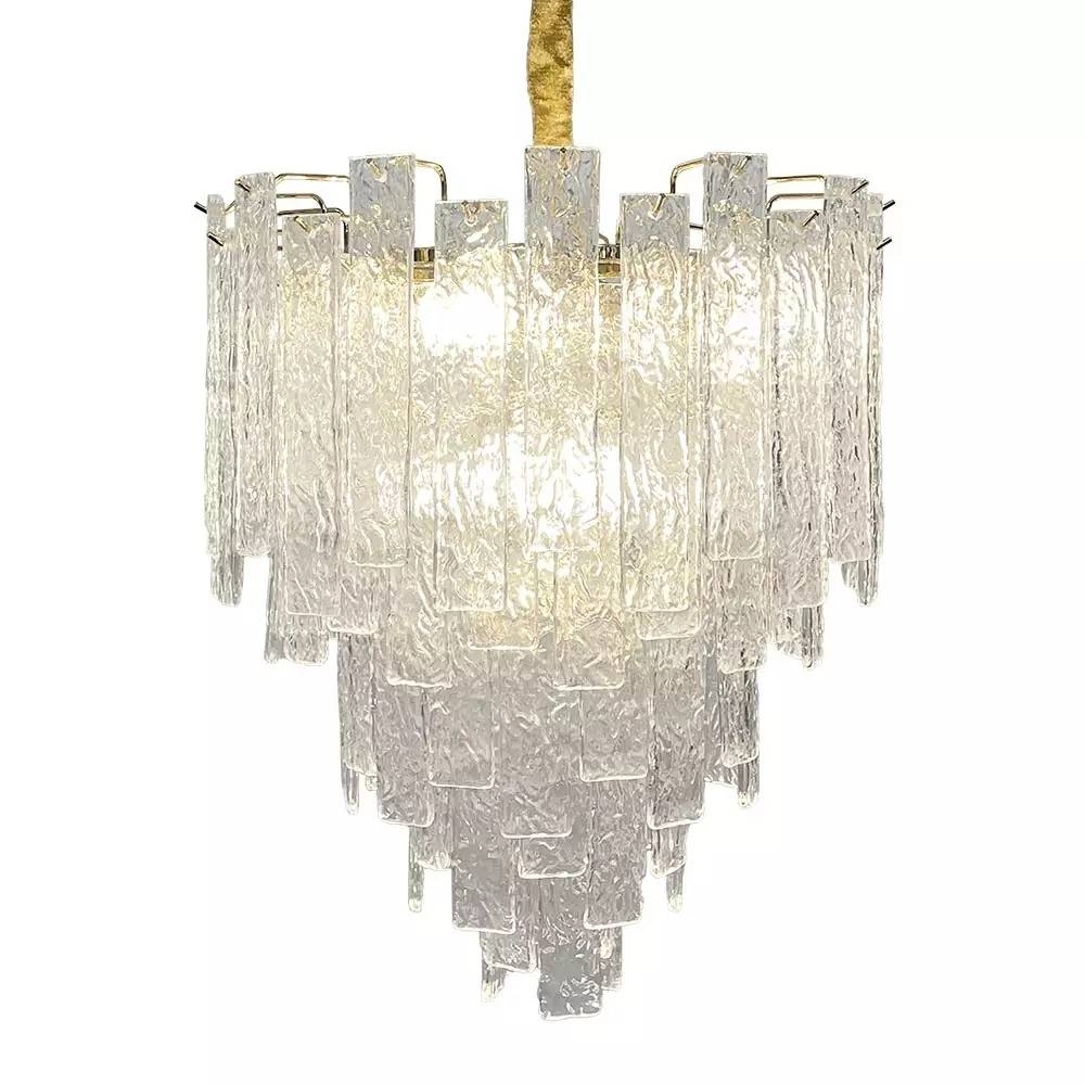 PENDENTE AURORA PARA 5 LAMPADA E14 40W BIVOLT VIDRO 92CM - BLUMENAU