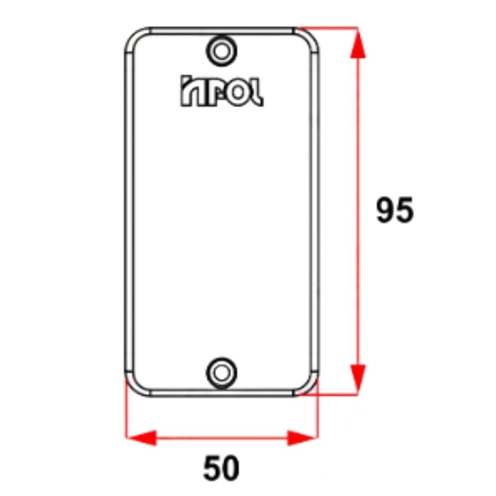 TAMPA PARA CONDULETE PVC 3/4 CEGA PRETO - INPOL