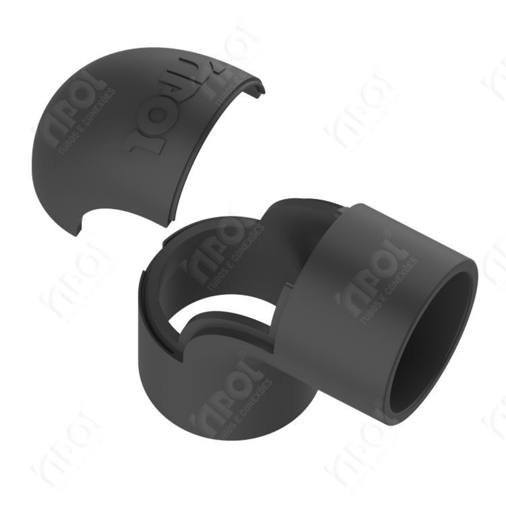 JOELHO COTOVELO 1 POLEGADA PRETO - INPOL