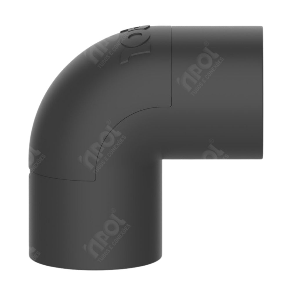 JOELHO COTOVELO 1/2 POLEGADA PRETO - INPOL