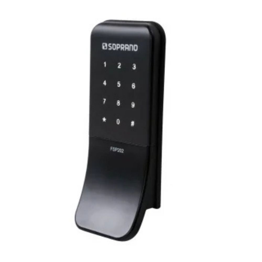 FECHADURA DIGITAL SOBREPOR PRETO - SOPRANO