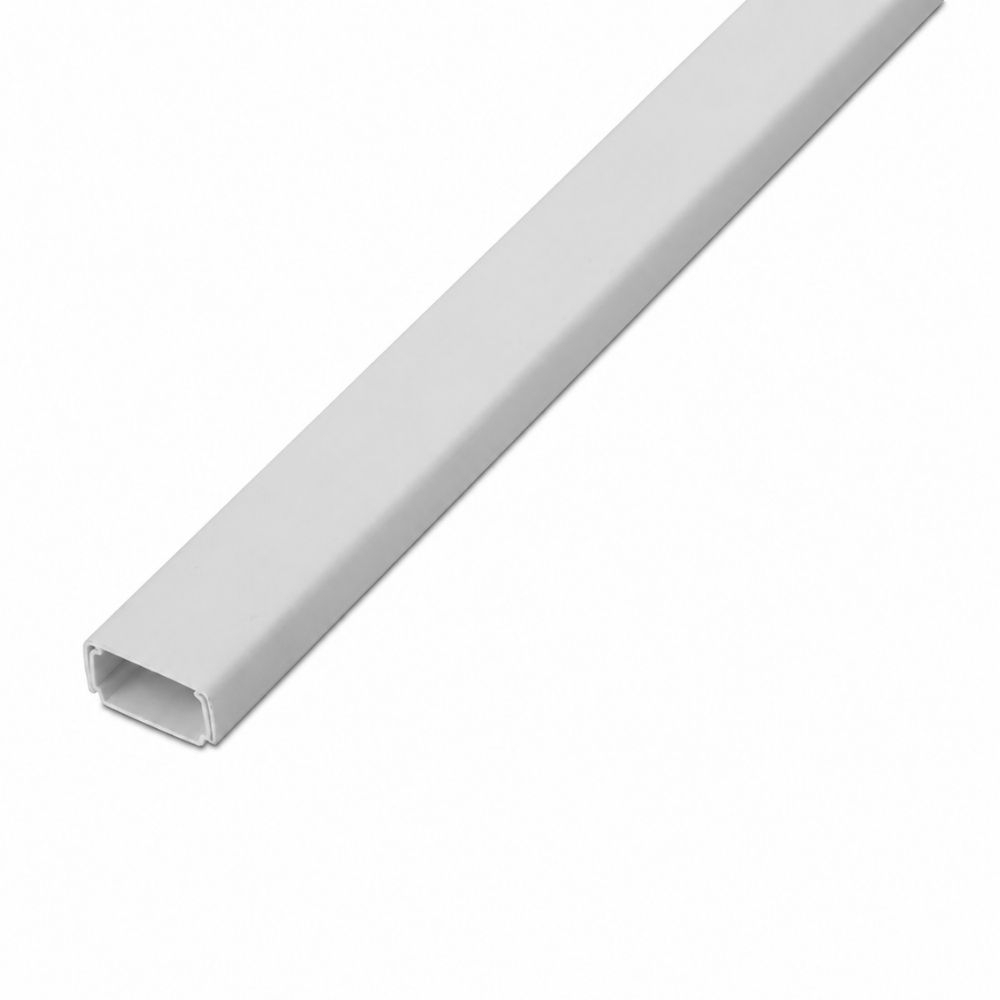 CANALETA SISTEMA X 20X10MM BRANCO 2 METROS COM ADESIVO CONDUTECK - STECK