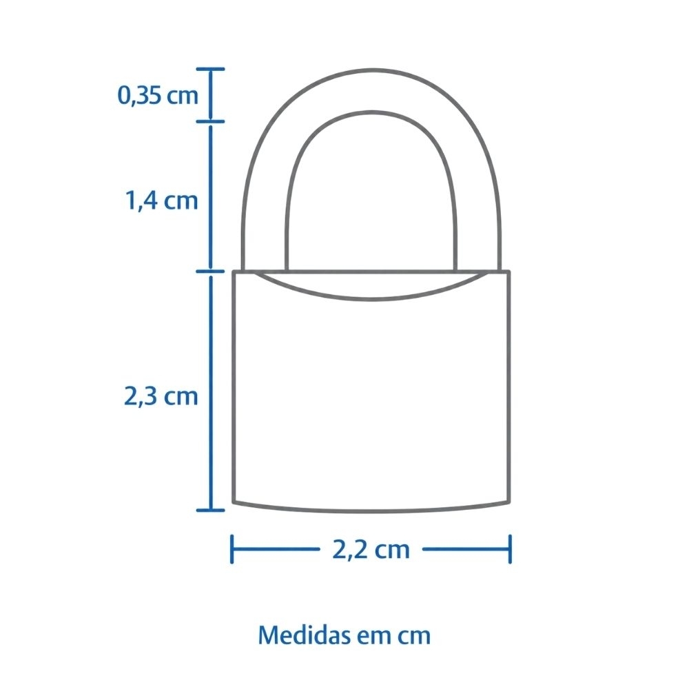 CADEADO PAPAIZ 20MM CR20 - PAPAIZ