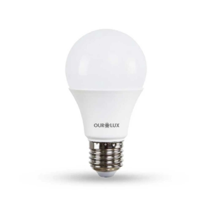 LAMPADA LED BULBO 3 INTENSIDADES DE LUZ AMARELA 2700K 9W BIVOLT E27 - OUROLUX