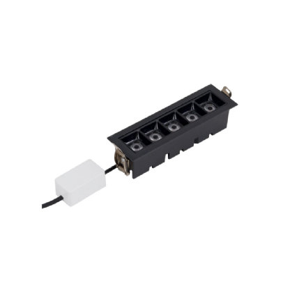 SPOT FOCO EMBUTIR 10W BIVOLT LUZ NEUTRA 4000K 760LM 24 GRAUS PRETO - GAYA