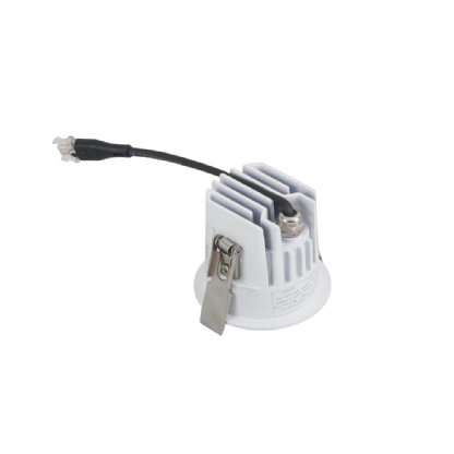 SPOT LED TUTTI EMBUTIR 7W BIVOLT LUZ AMARELA 2700K 840LM 15/25G BRANCO E PRETO - GAYA