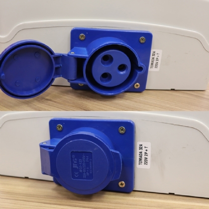 QUADRO PROTETOR CARREGADOR VEICULAR IP65 220V 32A COM TOMADA - JNG
