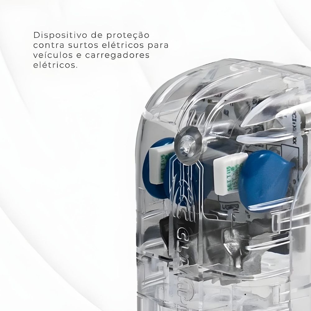 PROTETOR DE SURTO PARA MOTO E BIKE ELETRICA 10A MOBI - CLAMPER