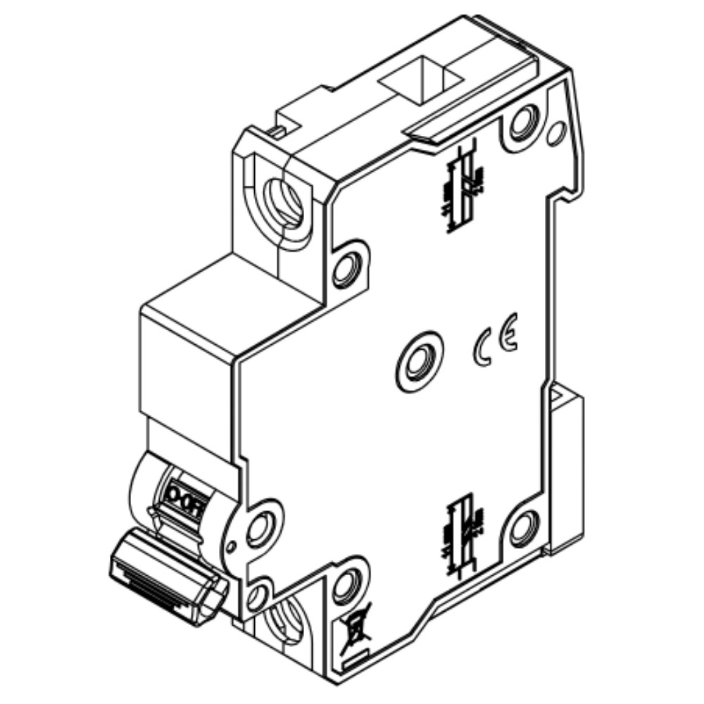 DISJUNTOR DIN 1 POLO 2A 3KA CURVA C - WEG