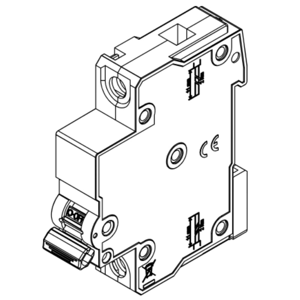DISJUNTOR DIN 1 POLO 32A 3KA CURVA C - WEG