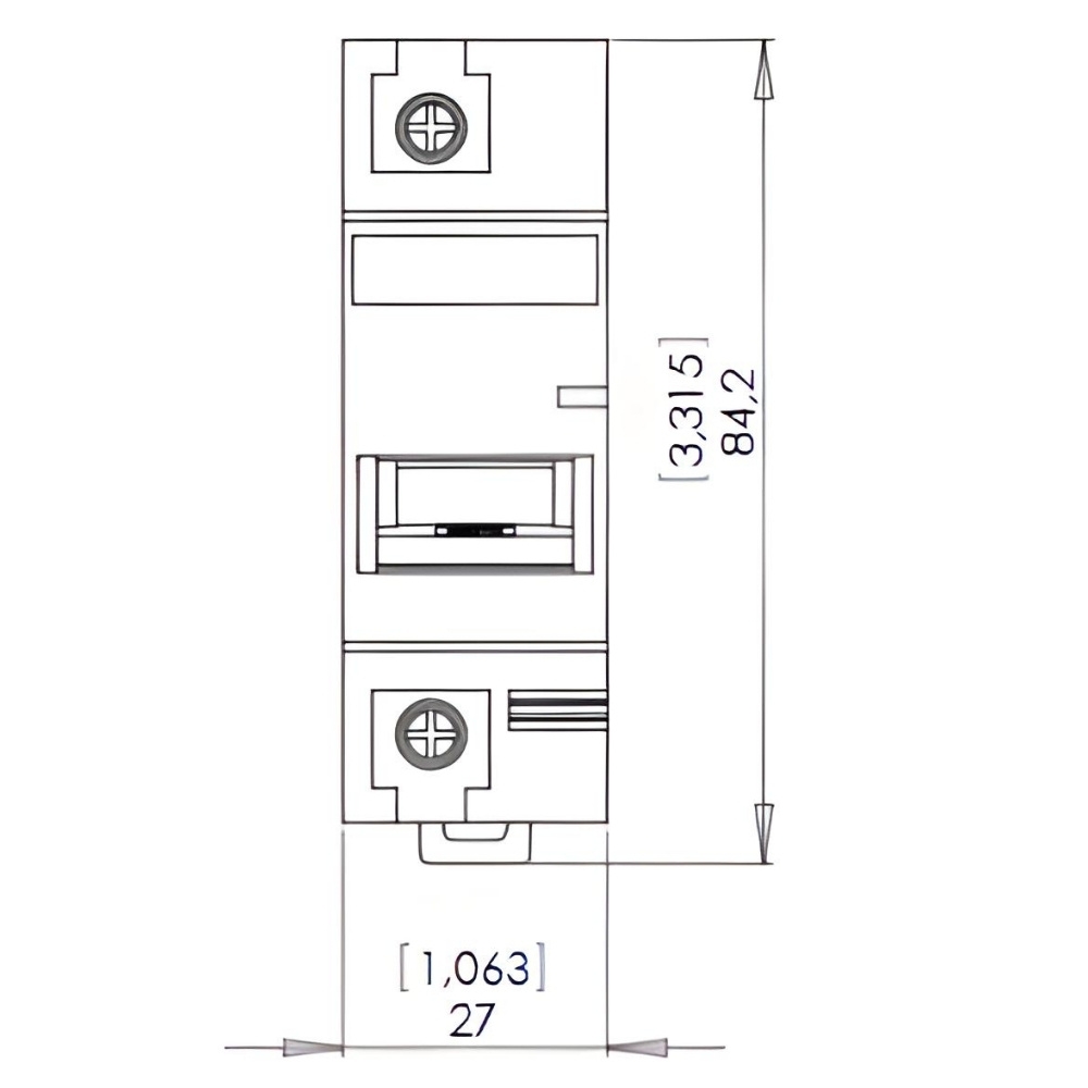 DISJUNTOR DIN 1 POLO 125A 5KA CURVA C - WEG