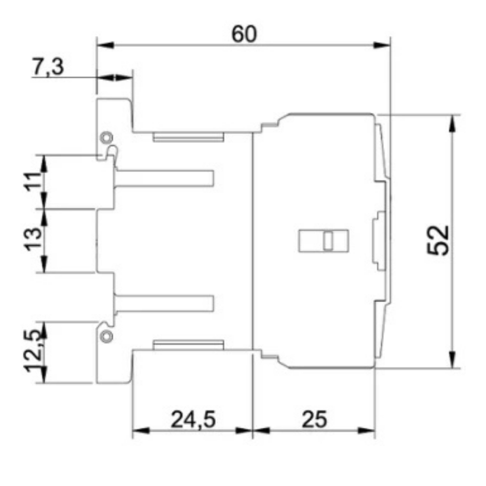 MINI CONTATOR 6A 1NA 220V - SOPRANO