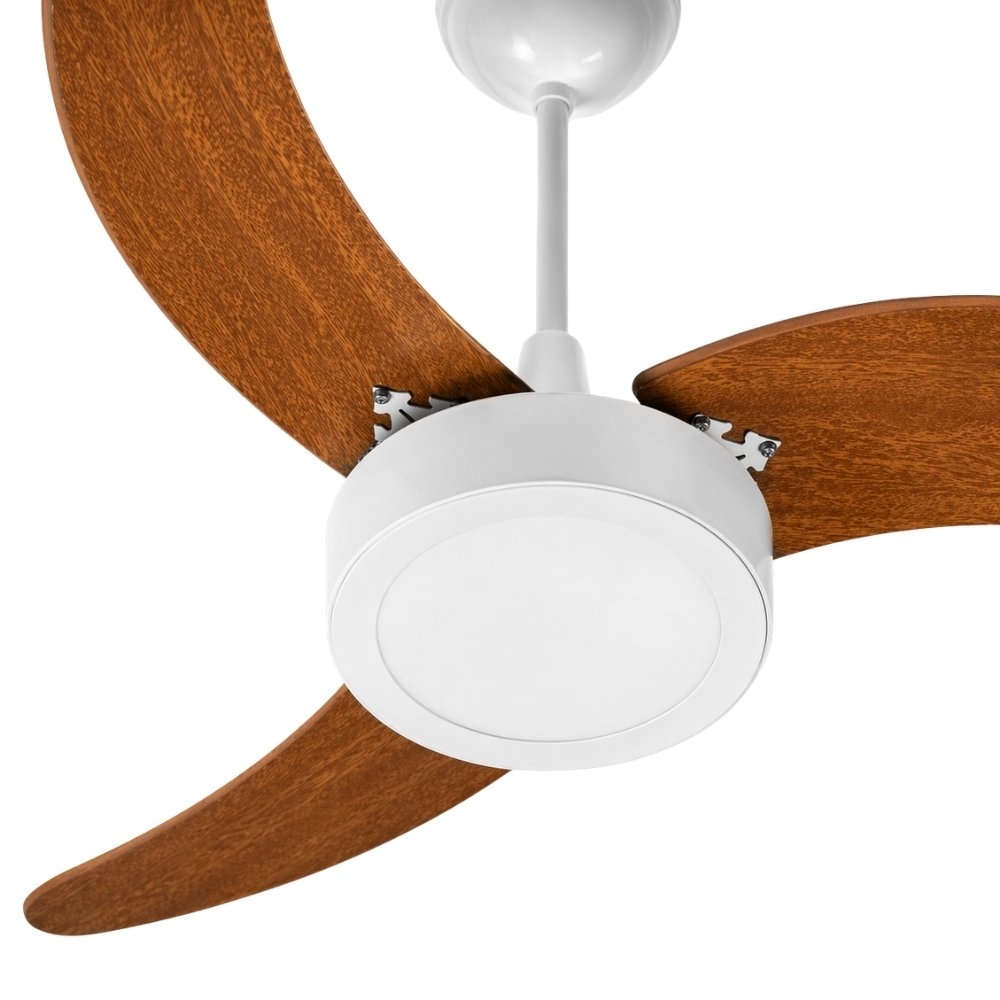 VENTILADOR INVERTER SUPER LED TETO 3 PAS 18W BIVOLT BRANCO COM CONTROLE - VENTI DELTA