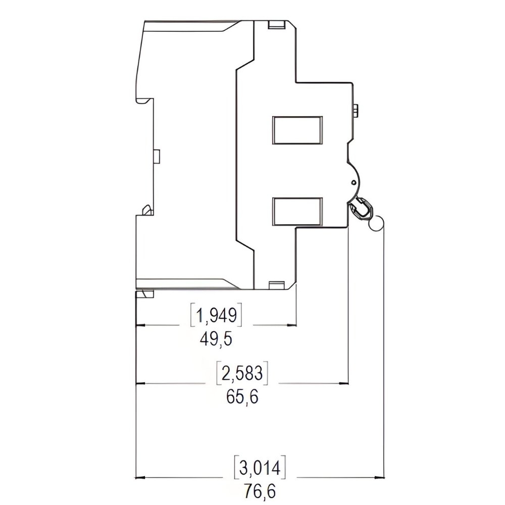 INTERRUPTOR DIFERENCIAL DR 4 POLO 25A 30MA CLASSE AC - WEG