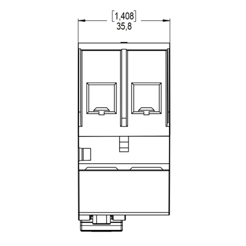 INTERRUPTOR DIFERENCIAL DR 2 POLO 63A 30MA CLASSE AC - WEG