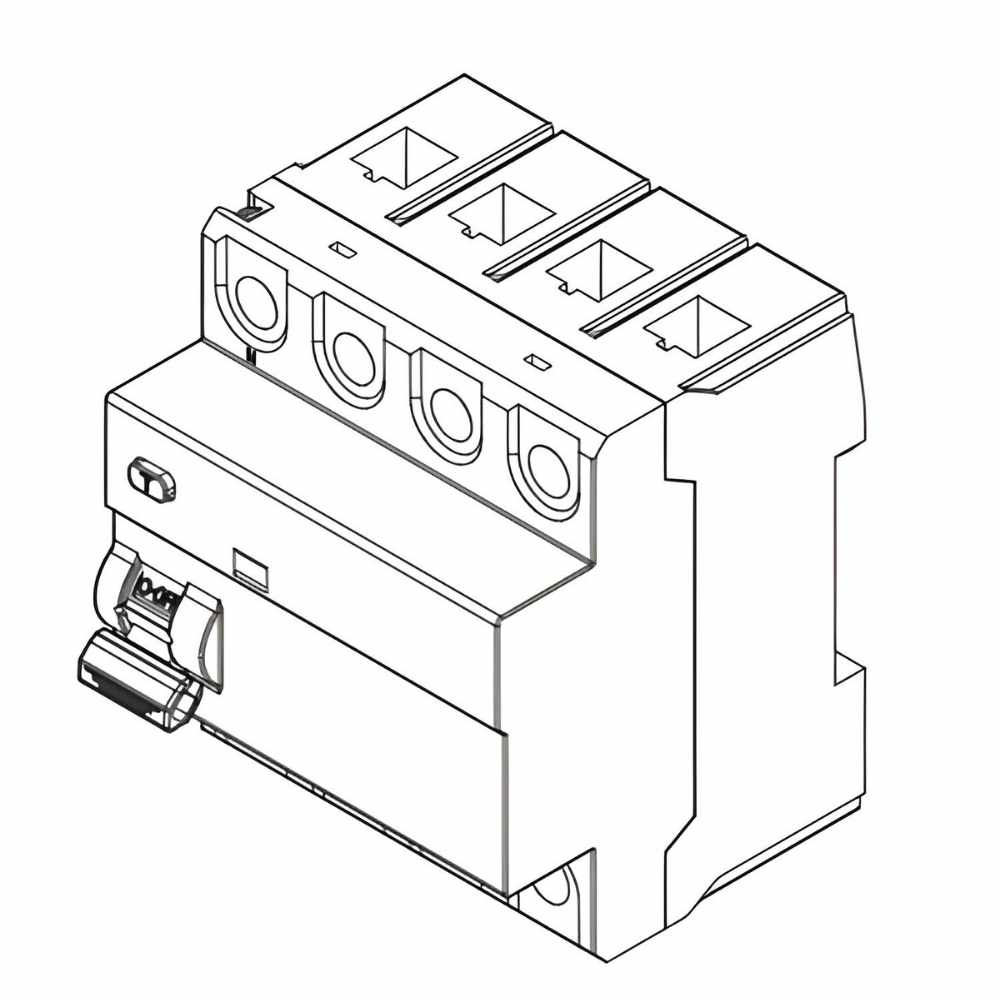 INTERRUPTOR DIFERENCIAL DR 4 POLO 63A 30MA CLASSE AC - WEG