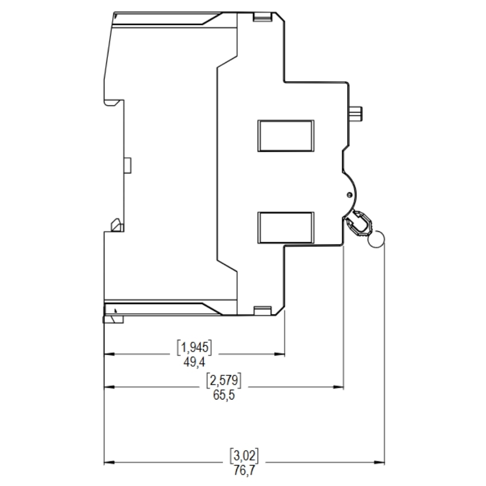 INTERRUPTOR DIFERENCIAL DR 2P 25A 30MA CLASSE AC - WEG