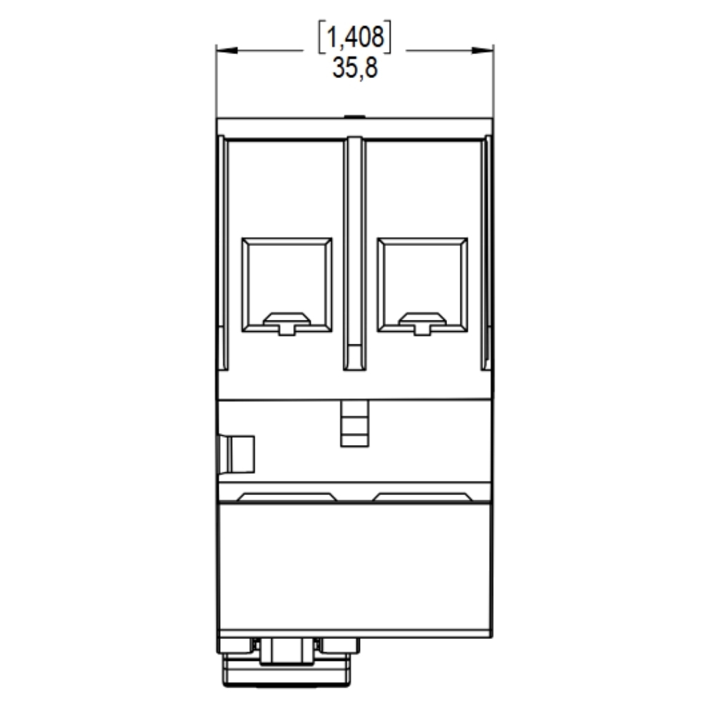 INTERRUPTOR DIFERENCIAL DR 2 POLO 40A 30MA CLASSE AC - WEG