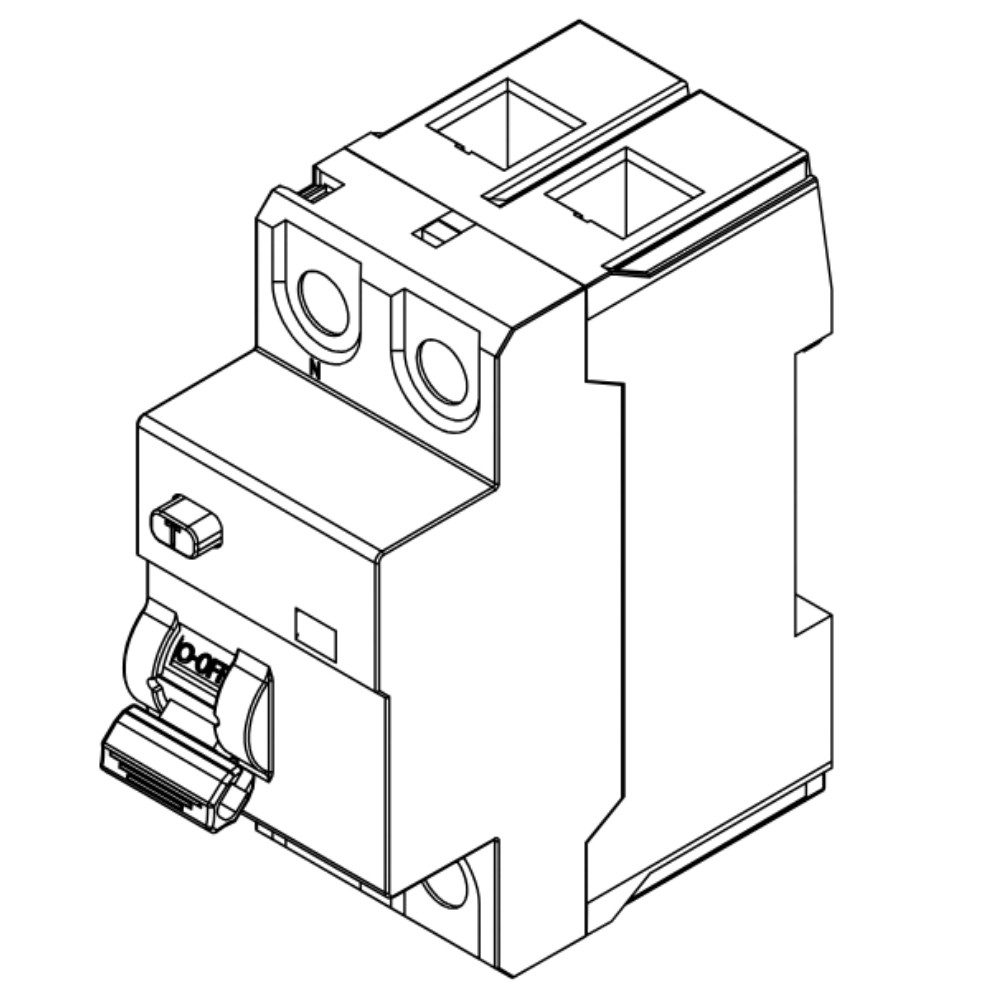 INTERRUPTOR DIFERENCIAL DR 2 POLO 80A 30MA CLASSE AC - WEG
