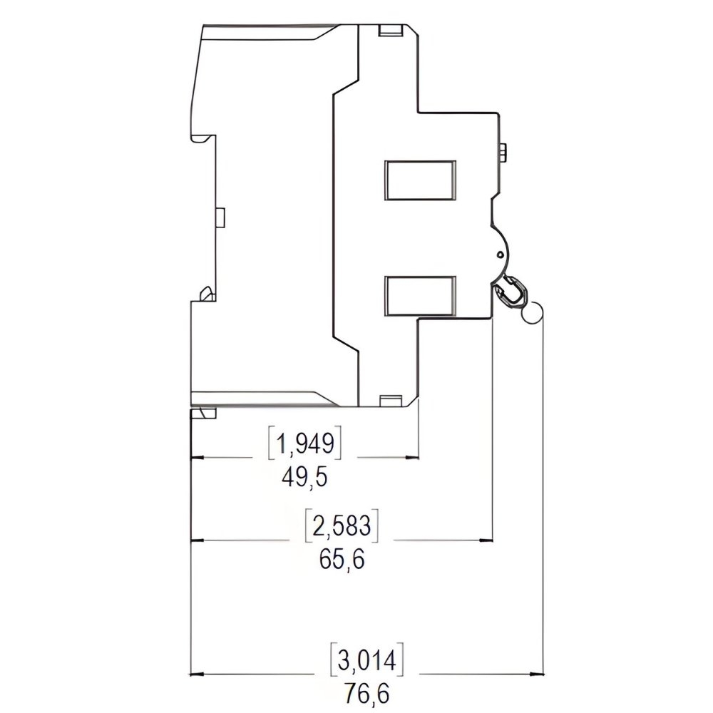 INTERRUPTOR DIFERENCIAL DR 4 POLO 100A 30MA CLASSE AC - WEG