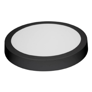 PAINEL LED SOBREPOR 18W BIV 4100K REDONDO 209MM PRETO - BLUMENAU