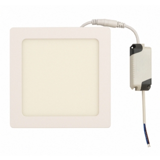 PAINEL LED EMBUTIR 12W QUADRADO BIVOLT LUZ BRANCA 6500K 720LM 17CM - B.BAUER