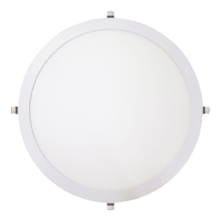 PAINEL LED EMBUTIR 30W BIVOLT LUZ NEUTRA 4000K 2250LM REDONDO 40CM - LEDVANCE