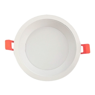 PAINEL LED EMBUTIR RECUADO 12W BIVOLT LUZ NEUTRA 4000K 1200LM REDONDO BRANCO 12CM - LUMINATTI