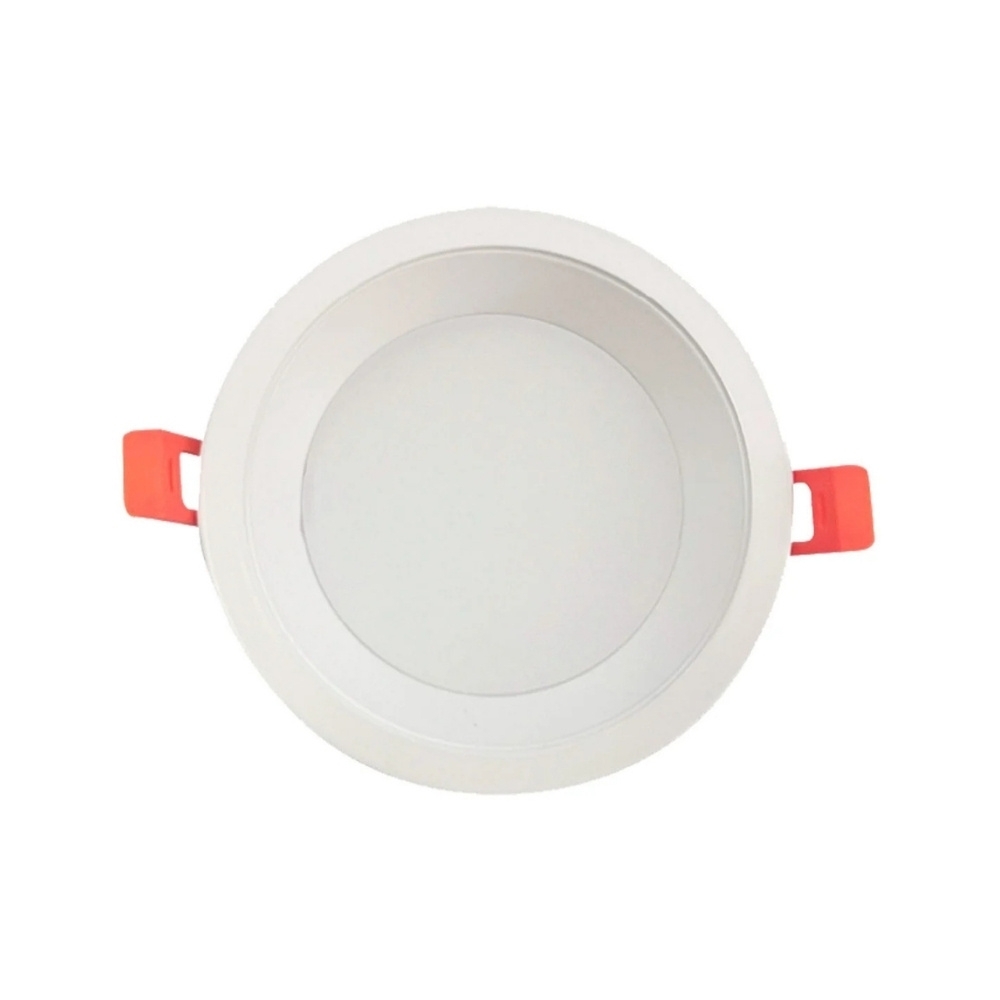 PAINEL LED EMBUTIR REDONDO 18W BIVOLT LUZ BRANCA 6500K 1800LM 14,5CM RECUADO - LUMINATTI