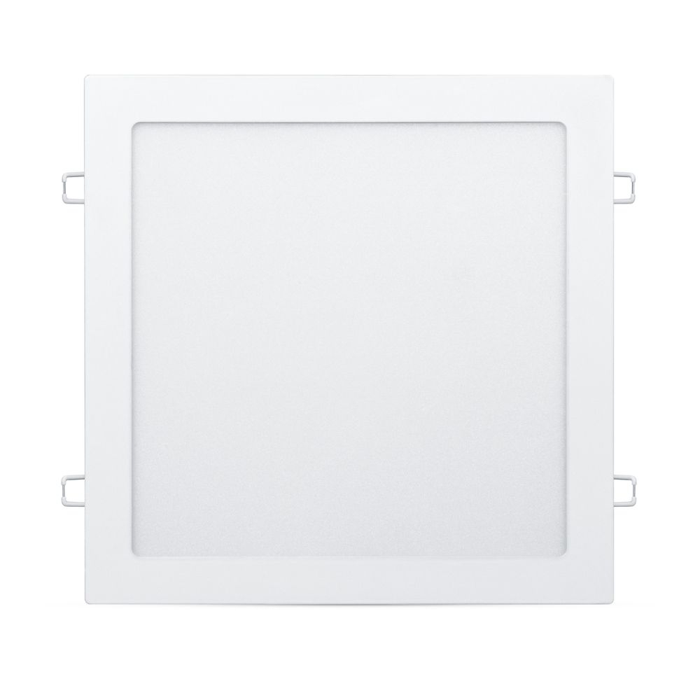 PAINEL LED EMBUTIR SLIM 24W BIVOLT LUZ AMARELA 3000K 1920LM QUADRADO 58CM - LEDVANCE