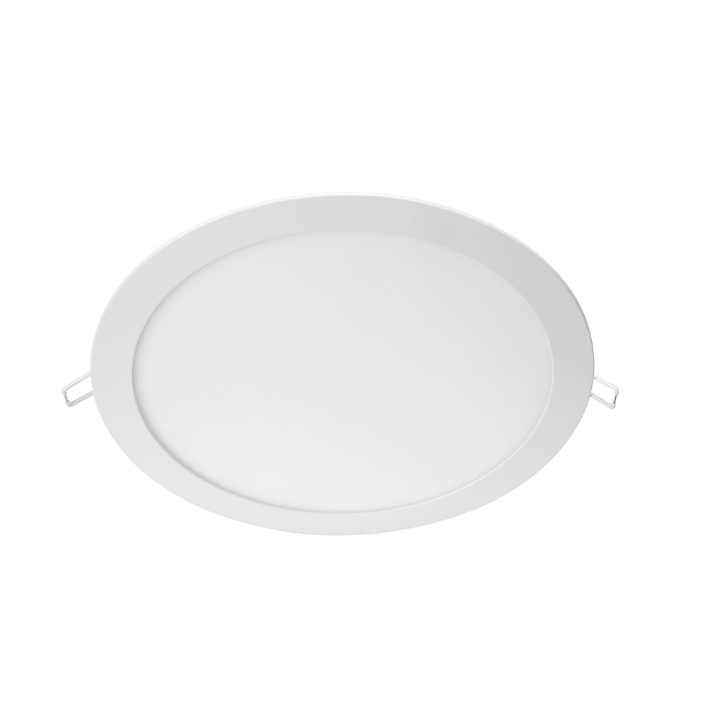 PAINEL LED EMBUTIR SLIM 24W BIVOLT LUZ AMARELA 6500K 1920LM REDONDO 29CM - LEDVANCE