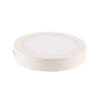 PAINEL LED SOBREPOR 12W BIVOLT 4100K REDONDO 16CM BRANCO - BLUMENAU