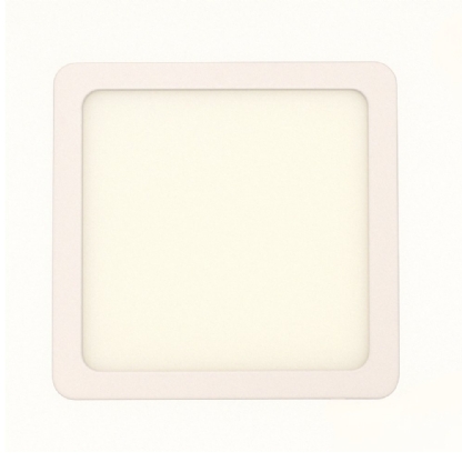 PAINEL LED SOBREPOR 12W QUADRADO BIVOLT LUZ BRANCA 6500K 720LM 16CM - B.BAUER