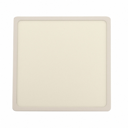 PAINEL LED SOBREPOR 24W QUADRADO BIVOLT LUZ AMARELA 3000K 1680LM 30CM - BBAUER