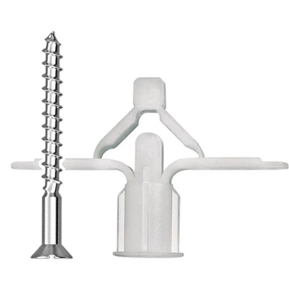 PARAFUSO MADEIRA PHILIPS 4,2X55 COM BUCHA FLY 2 GESS COM 25 PECAS - SFORPLAST