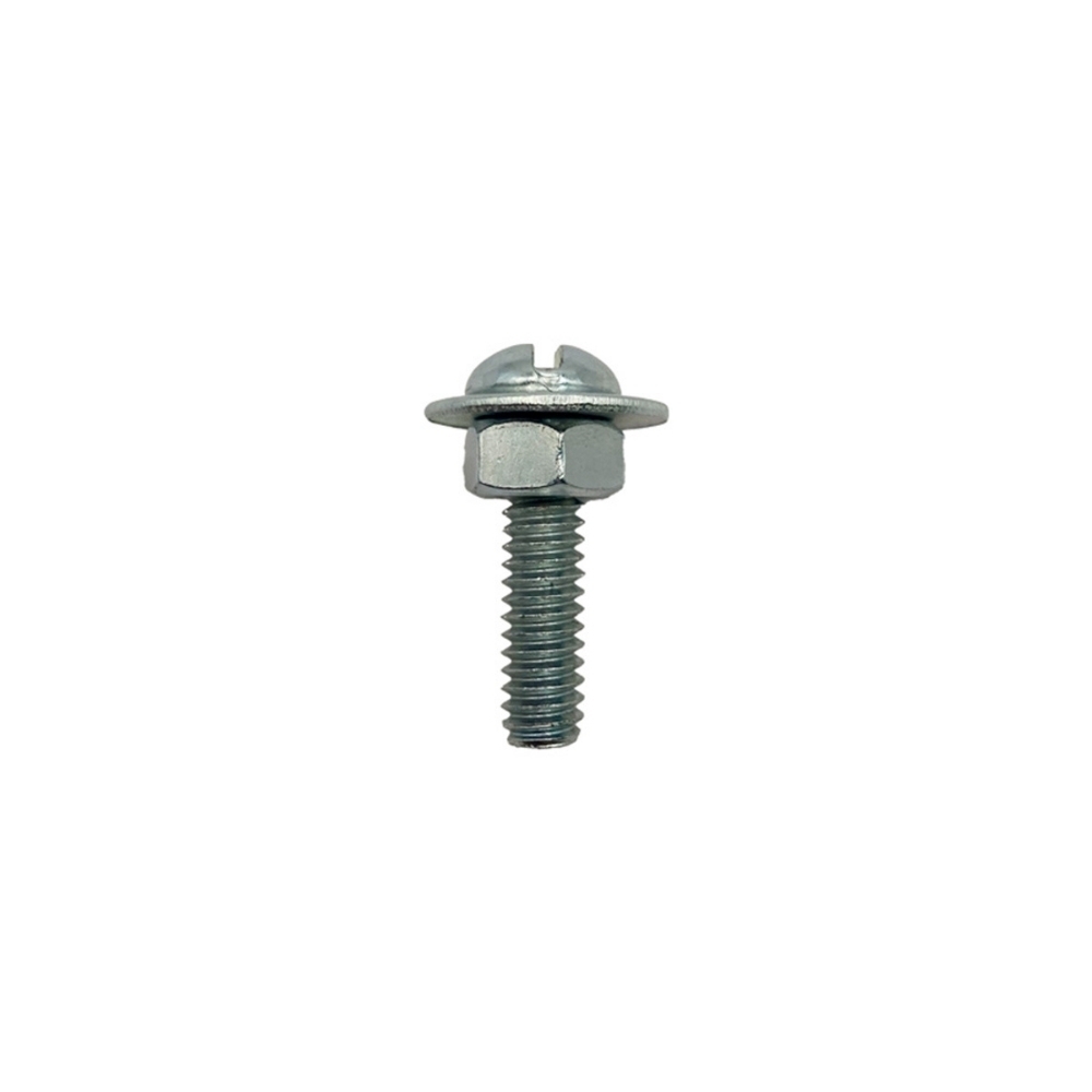 PARAFUSO MAQUINA REDONDO 1/4X1 + PORCA E ARRUELA COM 5 PECAS - SFORPLAST